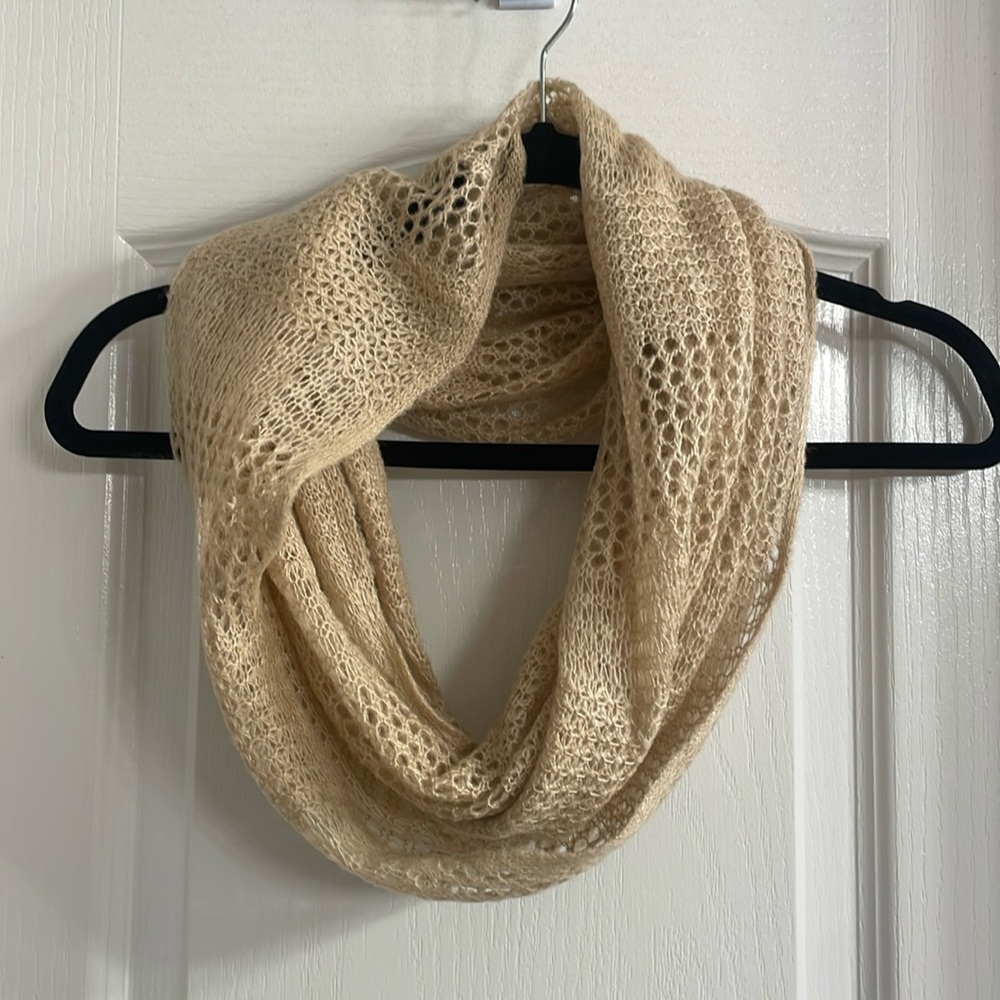 Soft Tan Infinity scarf